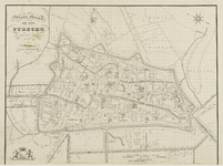 214030 Plattegrond van de stad Utrecht met directe omgeving; met weergave van het stratenplan met nummers (ged.), ...